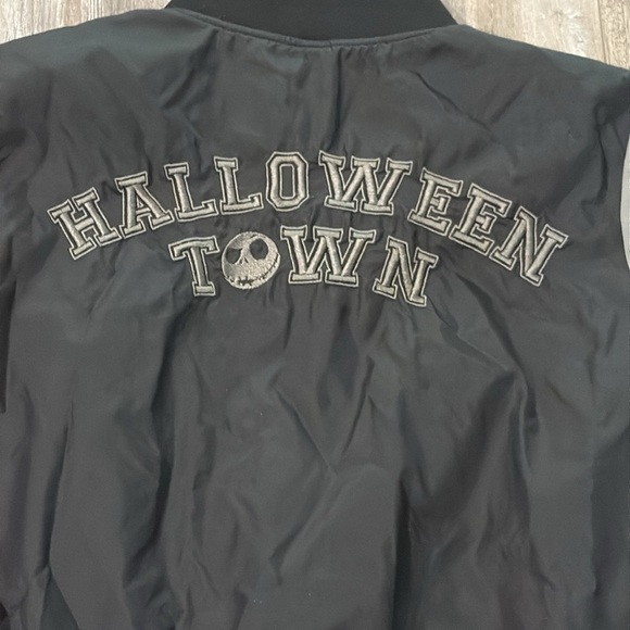 Disney Nightmare Before Christmas “Halloween Town” Bomber Jacket Small - Picture 7 of 8